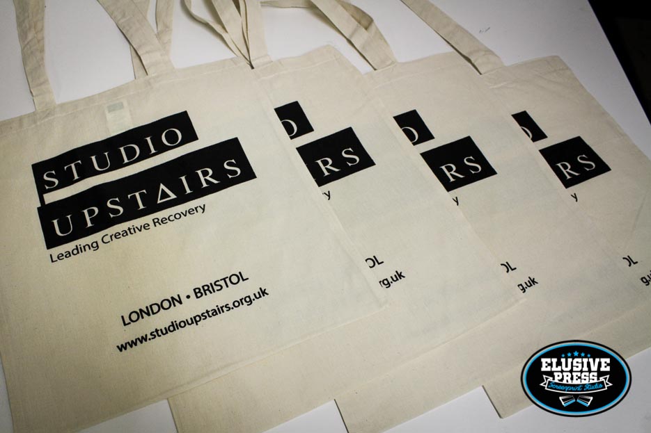 Tote bags for ‘Studio Upstairs’