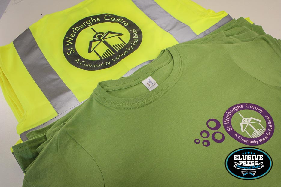 St.Werburgs Community Center, T-Shirts And High Vis Vests