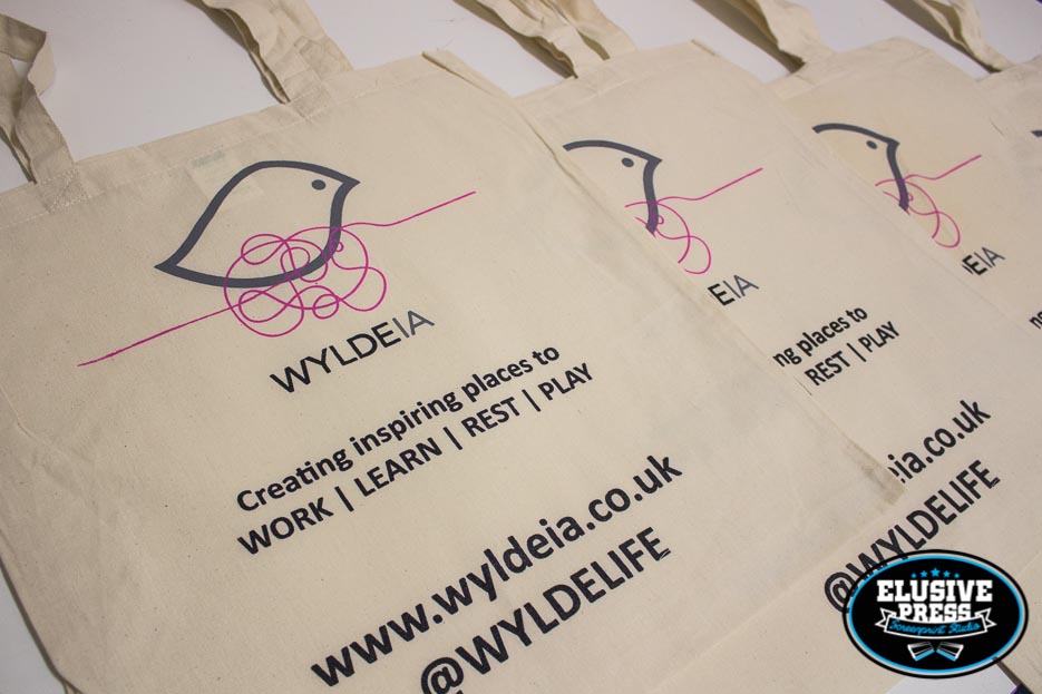 Tote Bag Screen Printing for ‘WyldeIA’