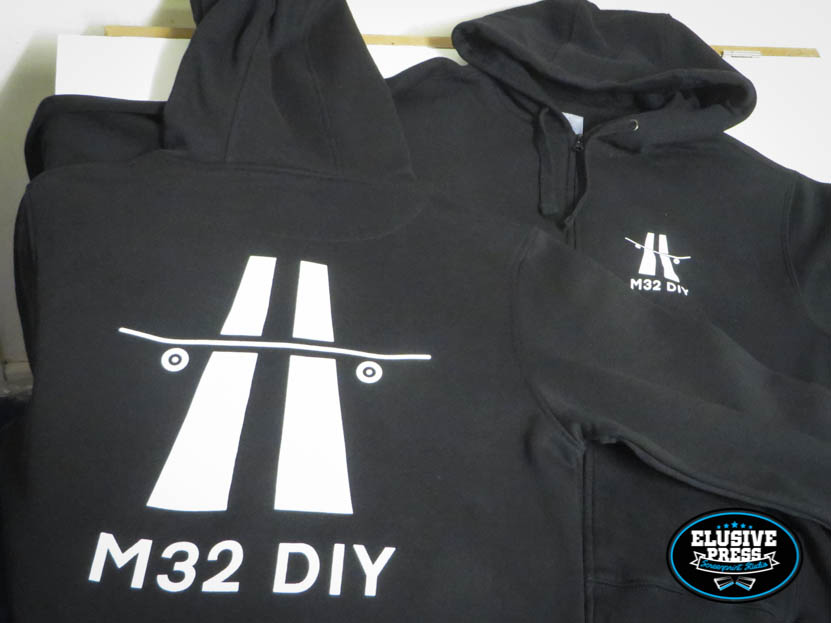 T Shirt And Hoody Screen Printing For M32 DIY Skate Spot