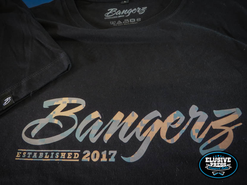 3 Colour T Shirt Printing For Bangerz Clothing