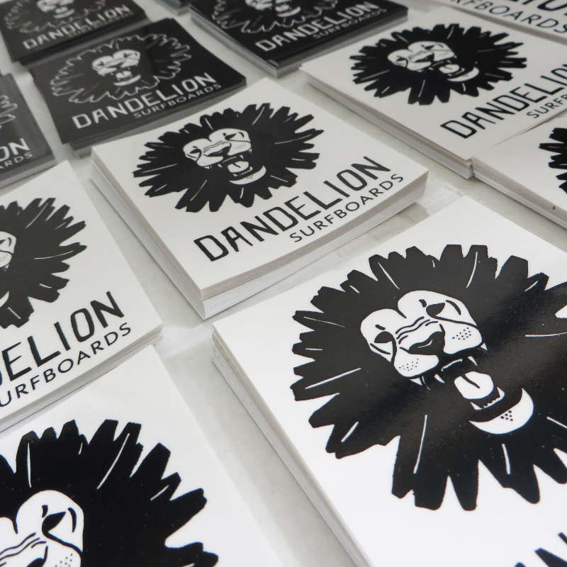 Elusive Press Dandelion Surfboard Stickers